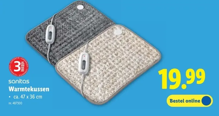 Promotie: Warmtekussen