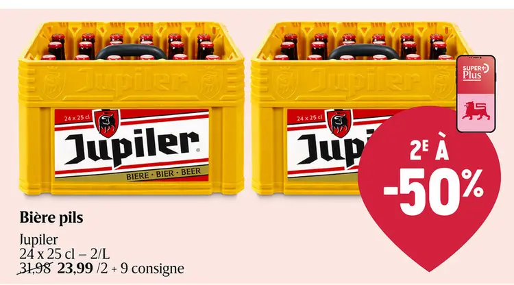 Offre: Bière pils Jupiler