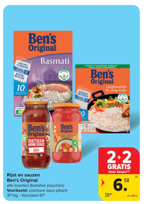 Promotie: Rijst en sauzen