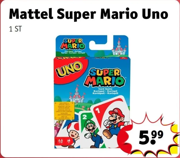 Promotie: Super Mario Uno