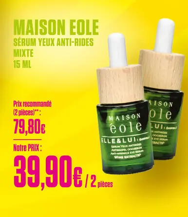 Offre: Sérum Yeux Antirides