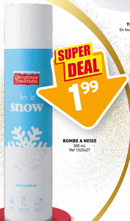 Offre: Bombe a neige