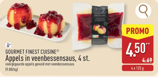 Aanbieding: Appels in veenbessensaus