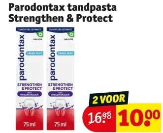 Promotie: Parodontax tandpasta Strengthen & Protect