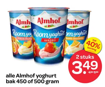 Aanbieding: Almhof yoghurt