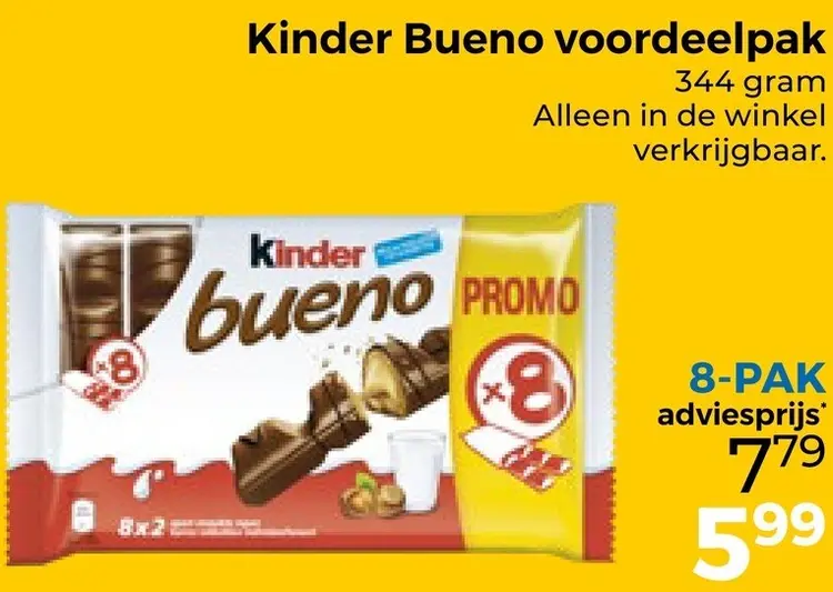 Aanbieding: Kinder Bueno voordeelpak