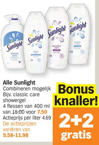 Promotie: Alle Sunlight