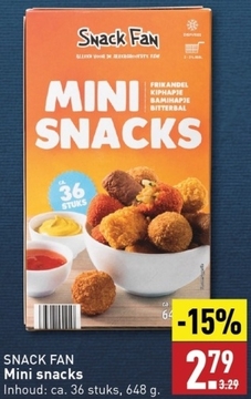 Aanbieding: Snack Fan Mini snacks