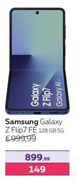Promotie: Galaxy Z Flip7 FE