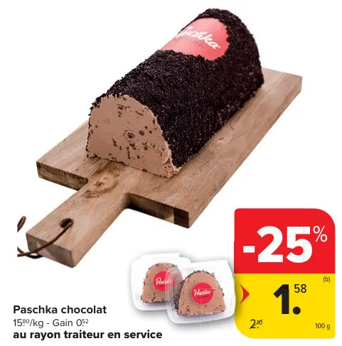 Offre: Paschka chocolat