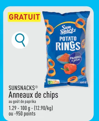 Offre: Anneaux de chips