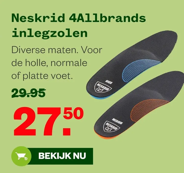 Aanbieding: Neskrid 4Allbrands inlegzolen