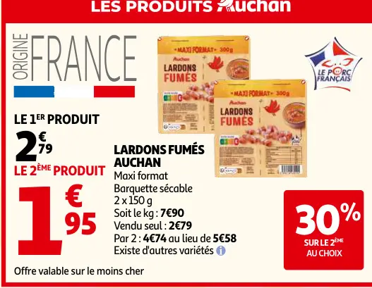Offre: Lardons fumés