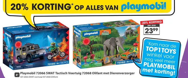 Aanbieding: Playmobil 72066 SWAT tactisch voertuig