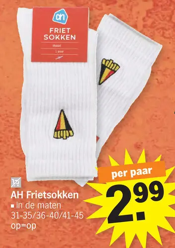 Promotie: Frietsokken