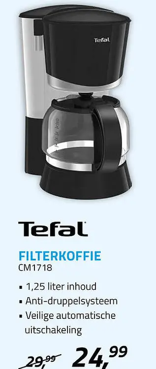 Aanbieding: Filterkoffie cm1718