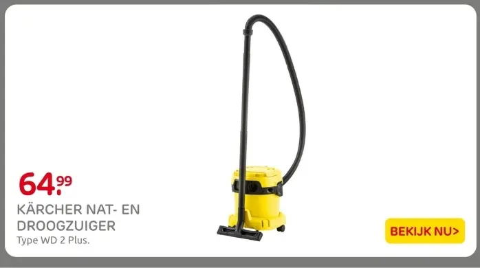 Aanbieding: Kärcher nat- en droogzuiger