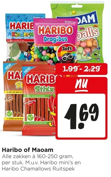 Aanbieding: Haribo of Maoam