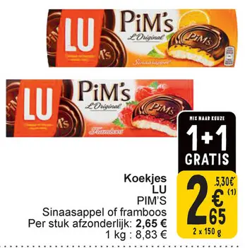 Aanbieding: Koekjes LU PIM'S