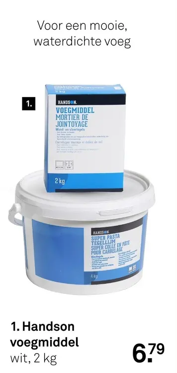 Aanbieding: Voegmiddel