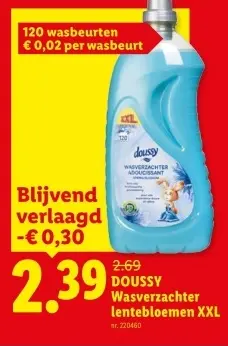 Promotie: Wasverzachter lentebloemen XXL