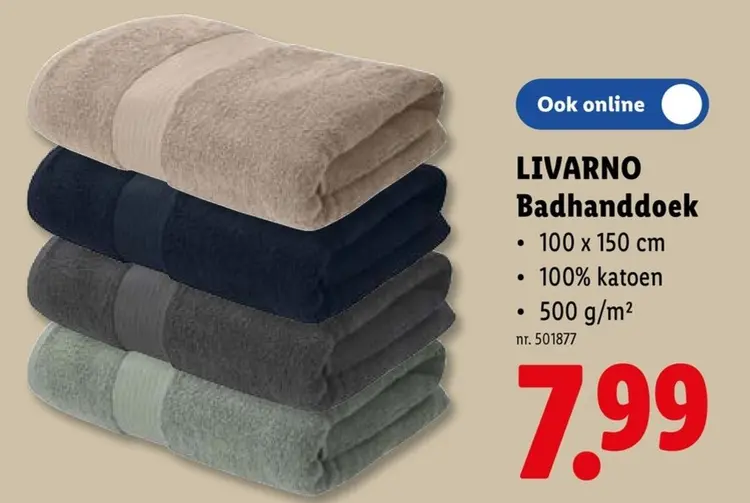 Promotie: Badhanddoek
