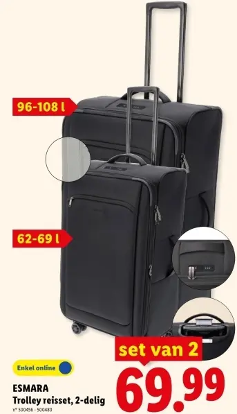 Promotie: Trolley reisset