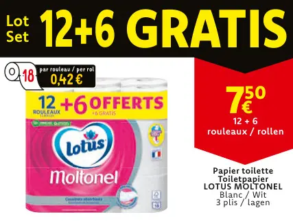 Offre: Papier toilette / Toiletpapier
