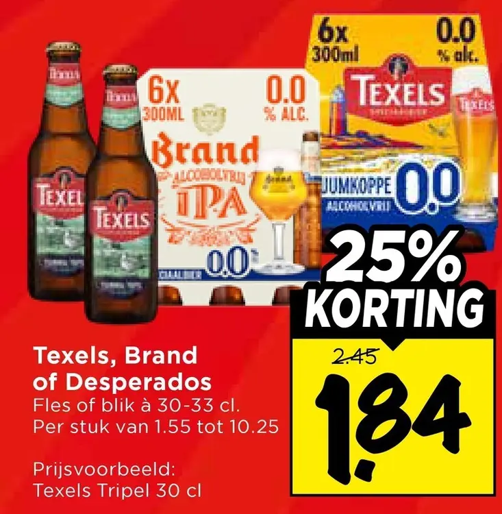 Aanbieding: Texels, Brand of Desperados