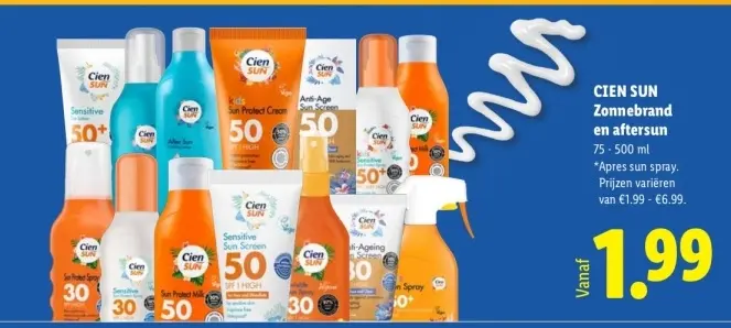 Aanbieding: Zonnebrand en aftersun