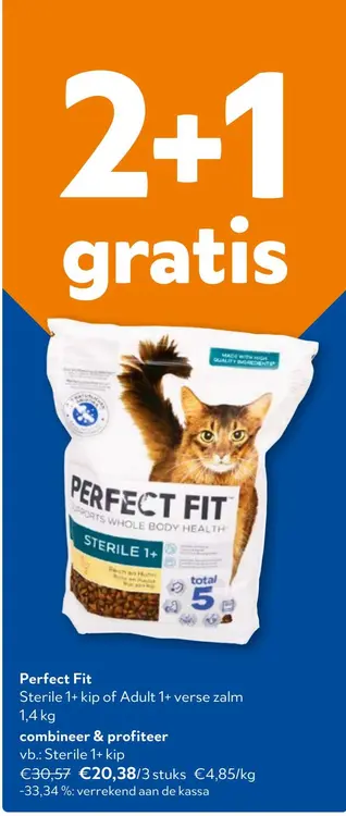 Aanbieding: Sterile 1+ kip of Adult 1+ verse zalm
