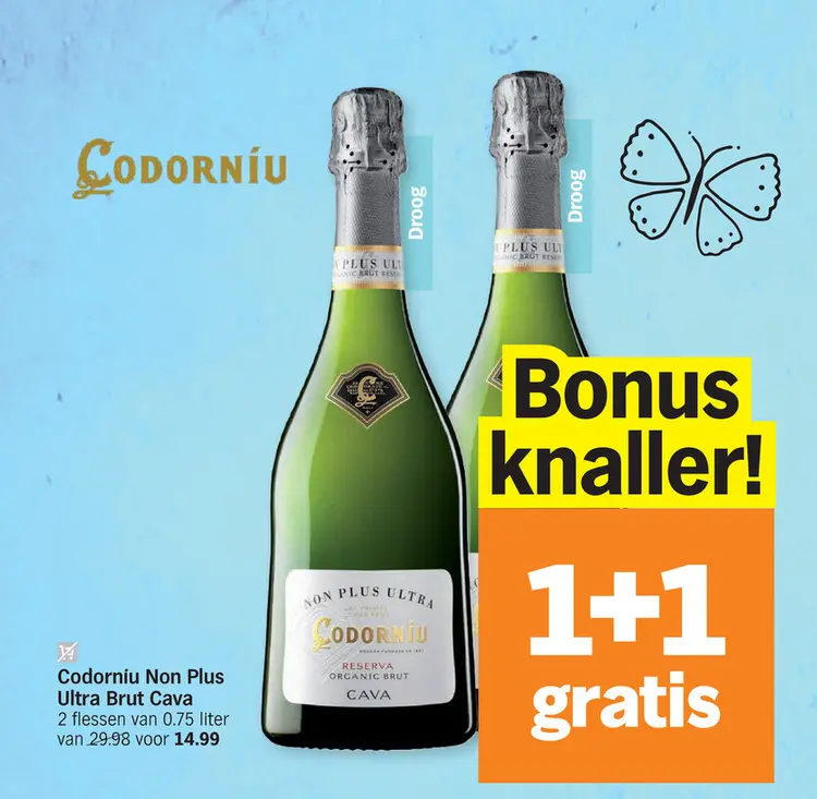 Promotie: Codorníu Non Plus Ultra Brut Cava