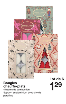 Offre: Bougies chauffe-plats