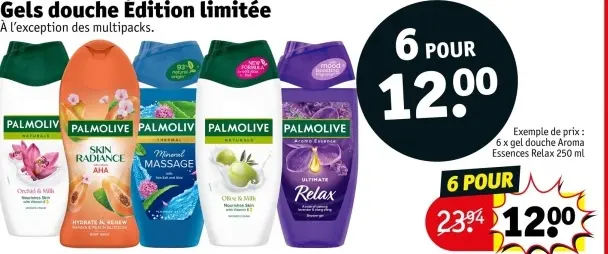 Offre: Gels douche Edition limitée