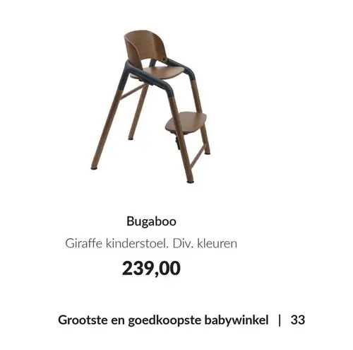 Aanbieding: Giraffe kinderstoel
