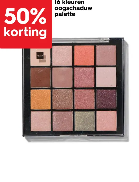 Promotie: oogschaduw palette