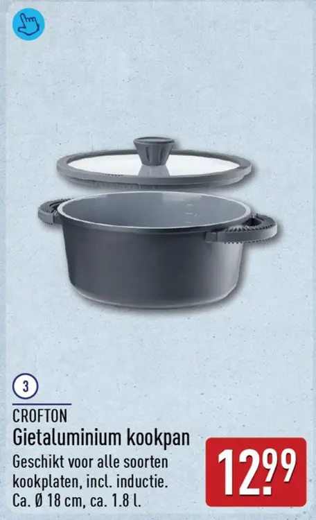 Aanbieding: Gietaluminium kookpan