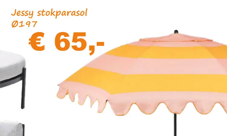 Aanbieding: Jessy stokparasol