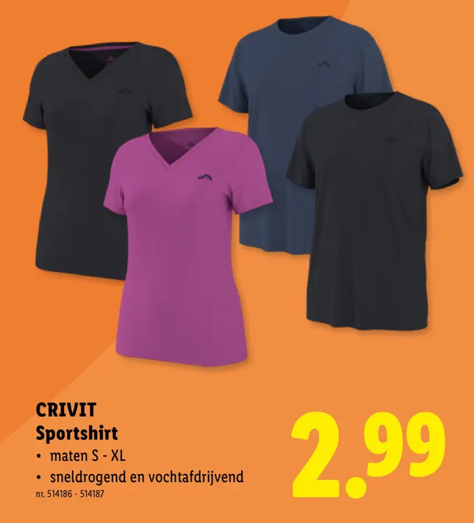 Promotie: Sportshirt
