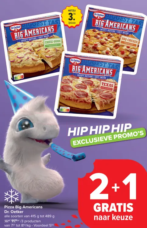 Aanbieding: Pizza Big Americans