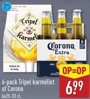 Aanbieding: Tripel karmeliet of Corona