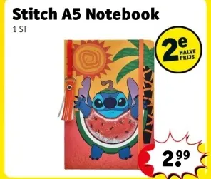 Promotie: Stitch A5 Notebook
