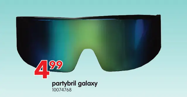 Promotie: partybril galaxy