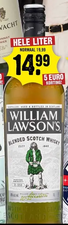 Aanbieding: William Lawson's Blended Scotch Whisky