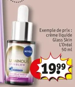 Offre: Crème liquide Glass Skin
