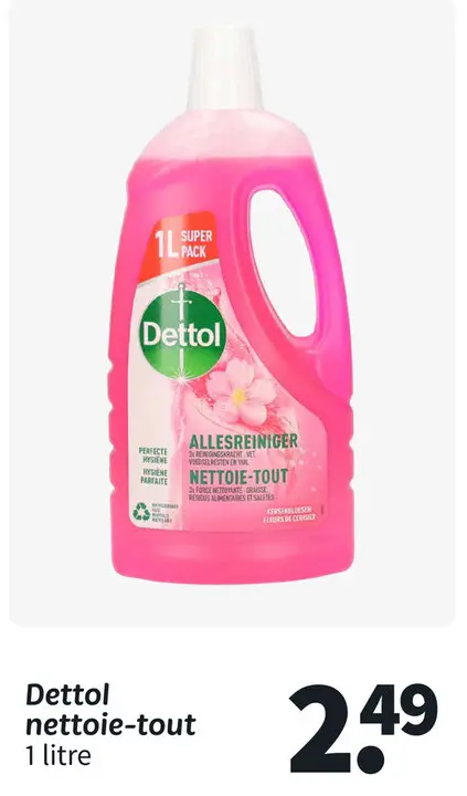 Offre: Dettol nettoie-tout