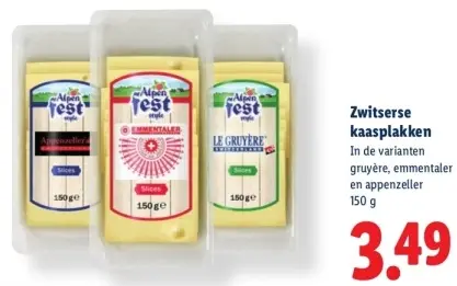 Aanbieding: Alpen Fest Style Zwitserse kaasplakken