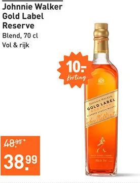 Aanbieding: Johnnie Walker Gold Label Reserve 70CL Whisky