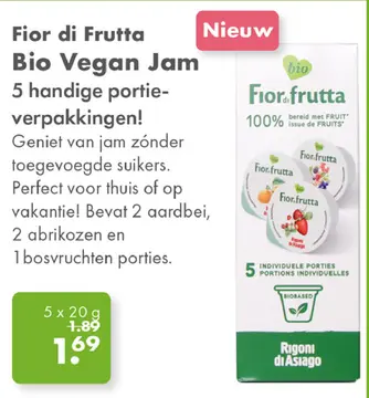 Aanbieding: Fior di Frutta Bio Vegan Jam