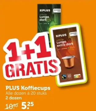 Aanbieding: PLUS Koffiecups